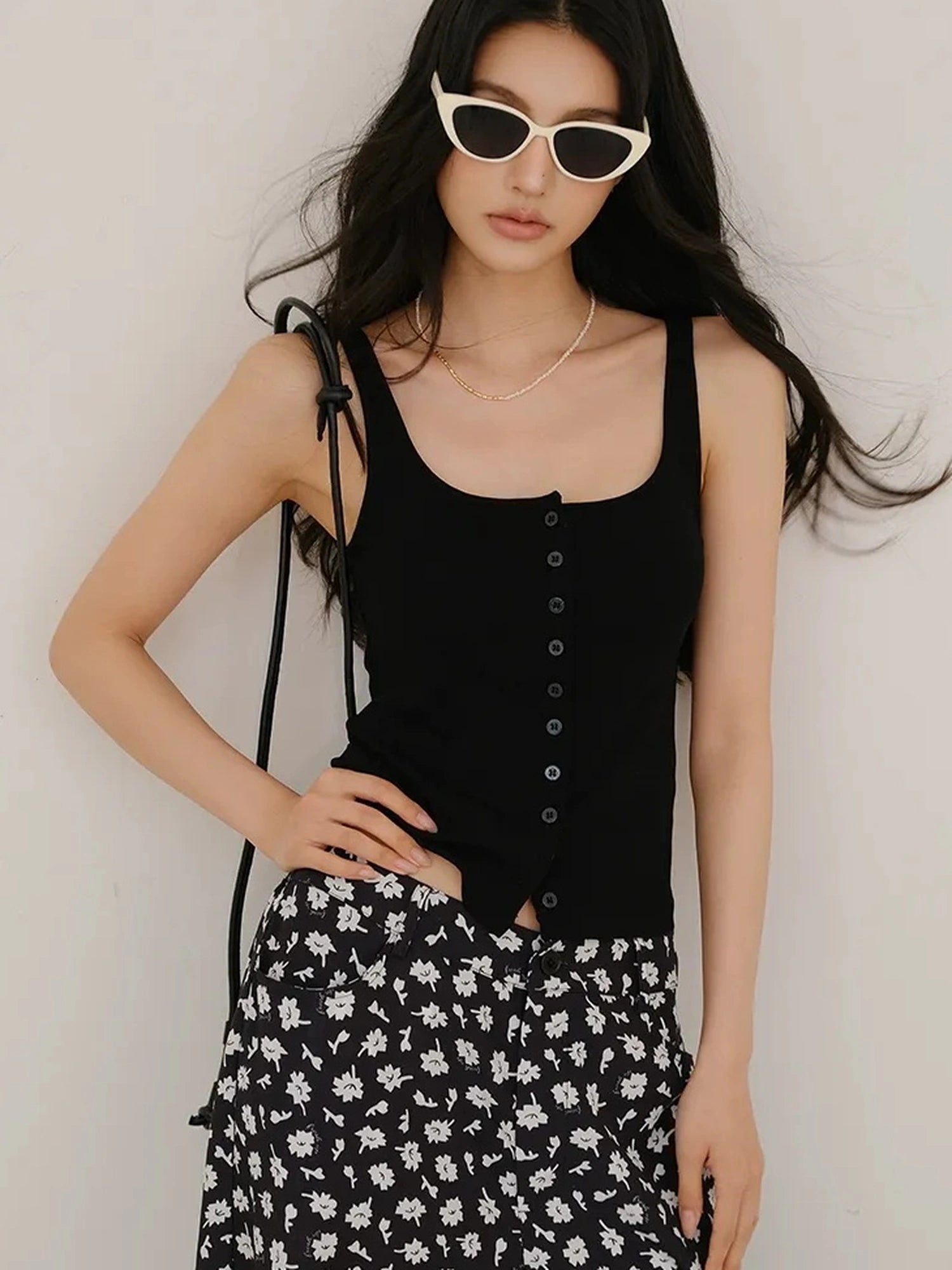 Summer Dopamine U Neck Knit Camisole