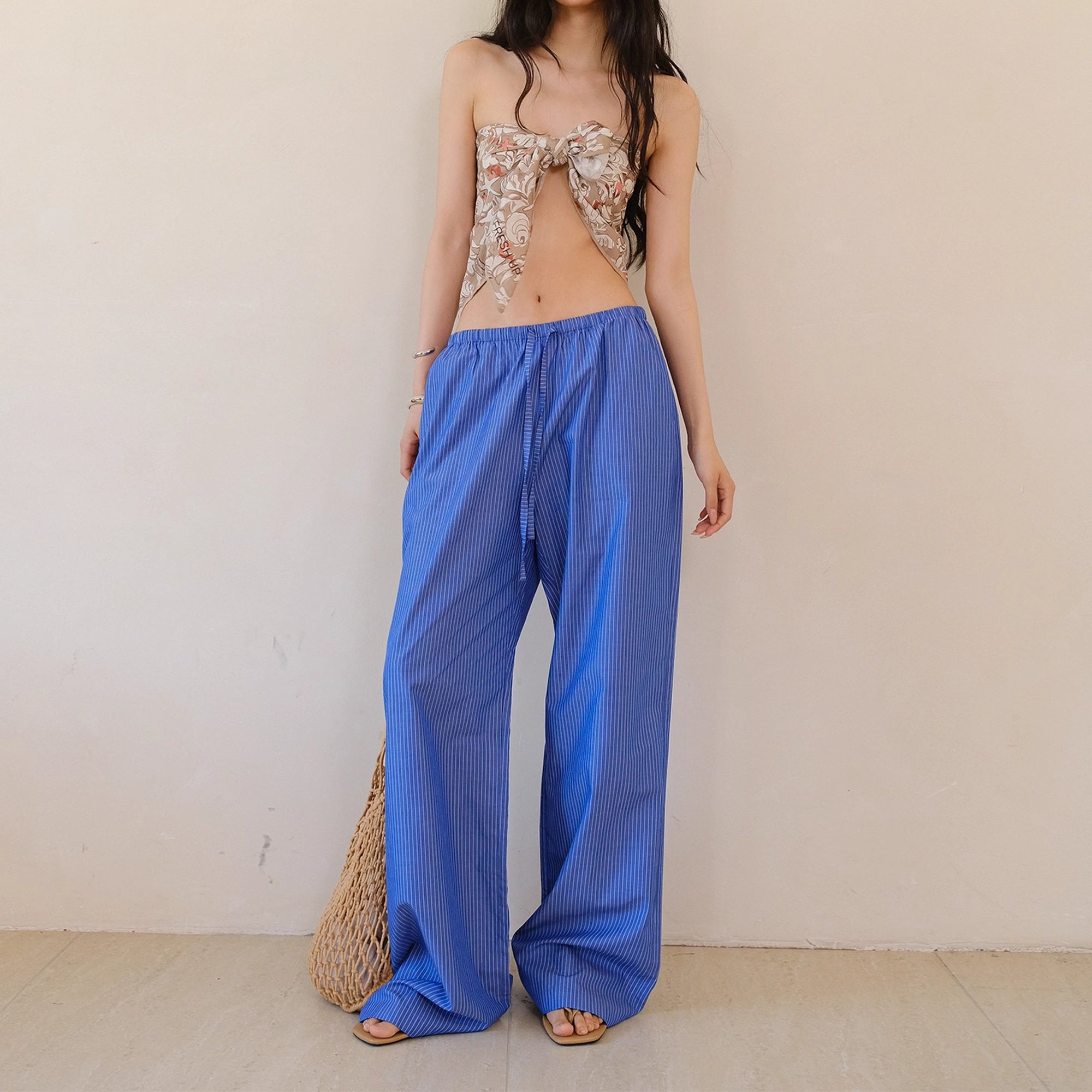FU_FRESH_UP_Summer_Oxygen_Wide_Leg_Striped_Trousers_MISSTT