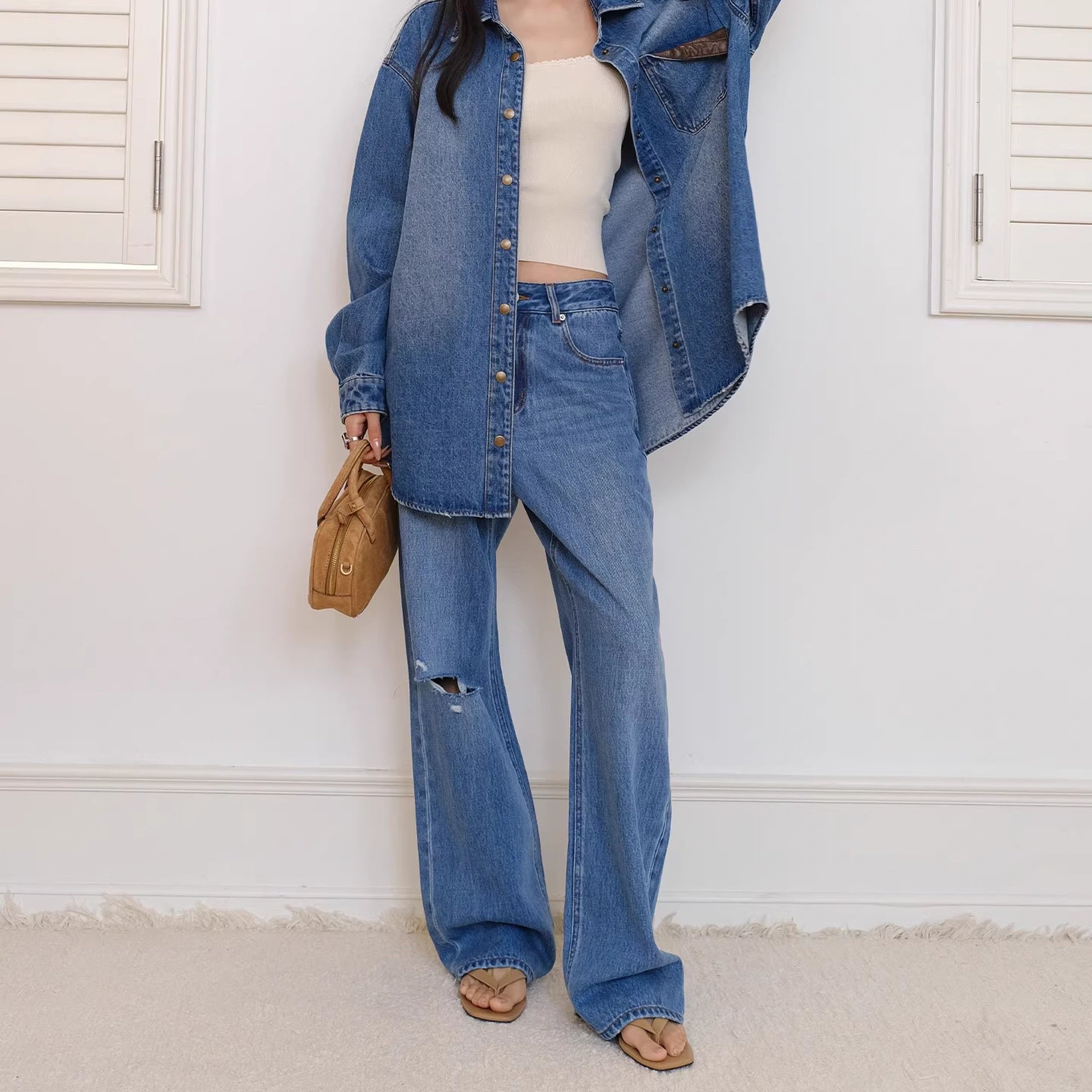 FU_FRESH_UP_Tencel_Cotton_Ripped_Relaxed_Straight_Leg_Jeans_MISSTT