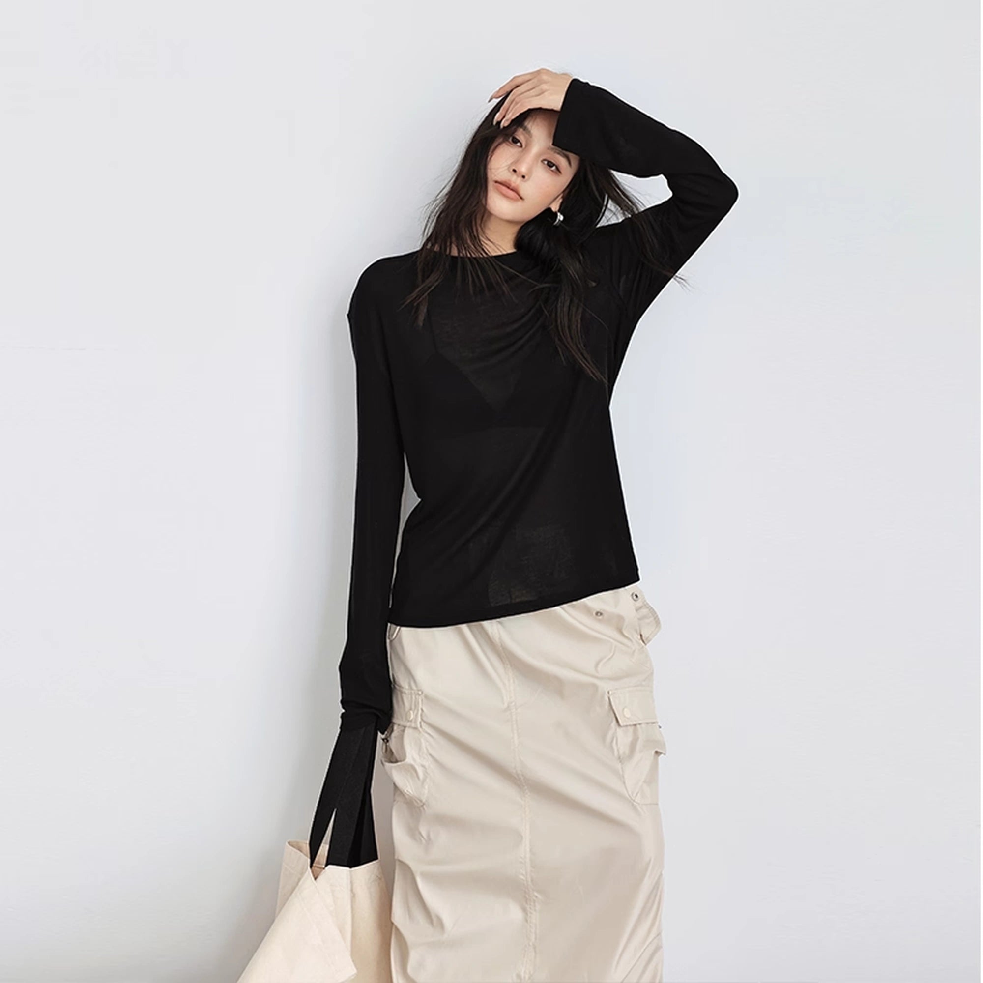 FU_FRESH_UP_Tencel_Wool_Relaxed_Fit_V-neck_T-shirt_Long_Sleeve_MISSTT