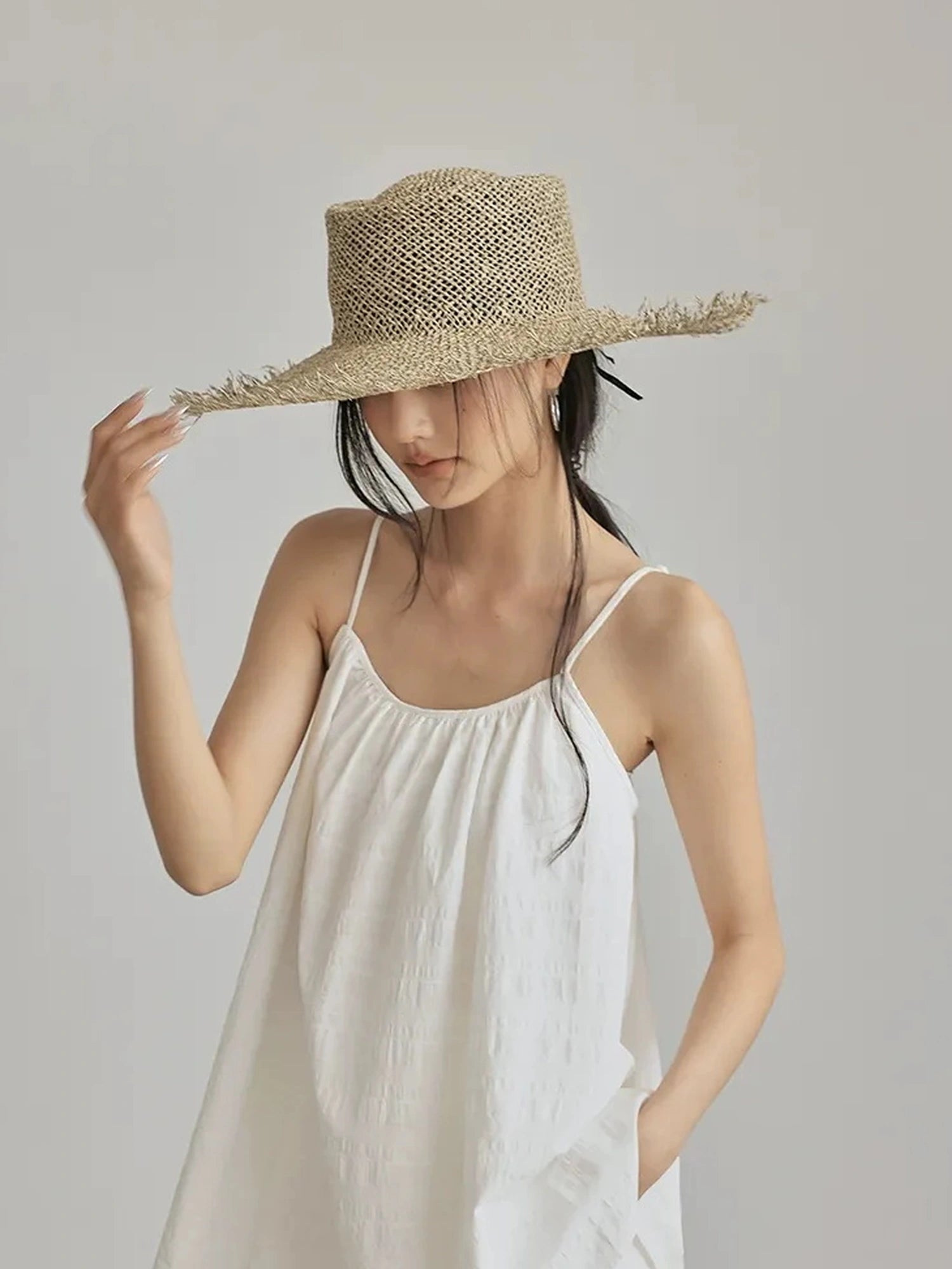 FU FRESH UP Textured French Ribbed Cami And Pant Set