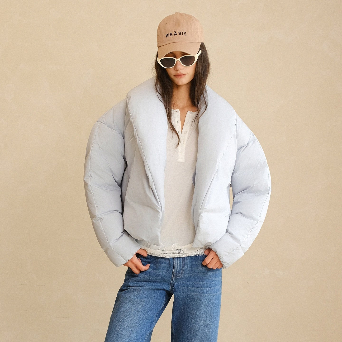 FU_FRESH_UP_Turn_Down_Collar_Cropped_Boxy_Women&