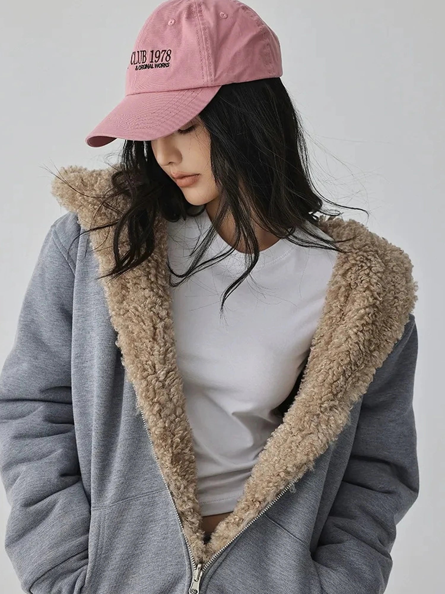 FU FRESH UP Two Way Plush Fleece Hoodie And Jogger Set