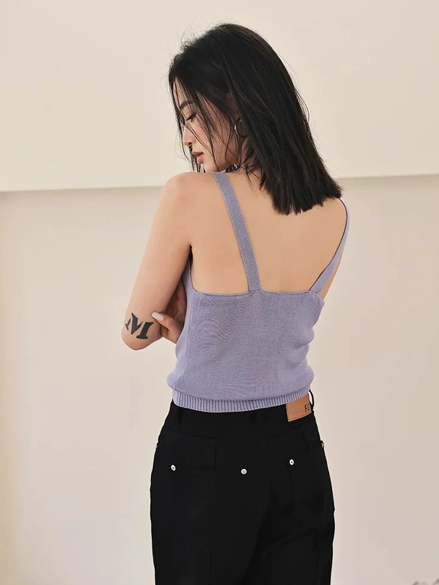 FU FRESH UP V-neck Long Rayleece Knit Cardigan Set