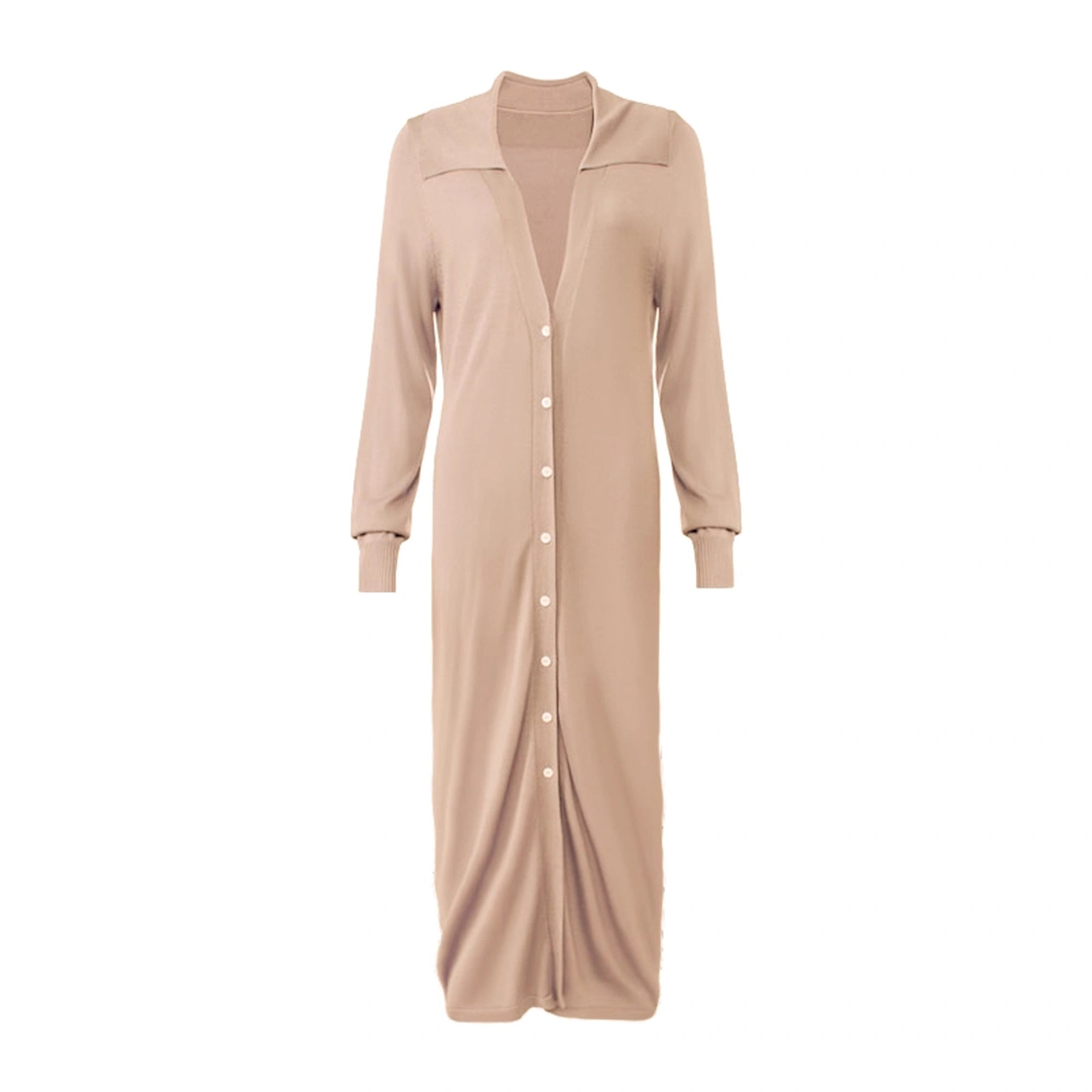 FU_FRESH_UP_V-neck_Long_Rayleece_Knit_Cardigan_Set_MISSTT