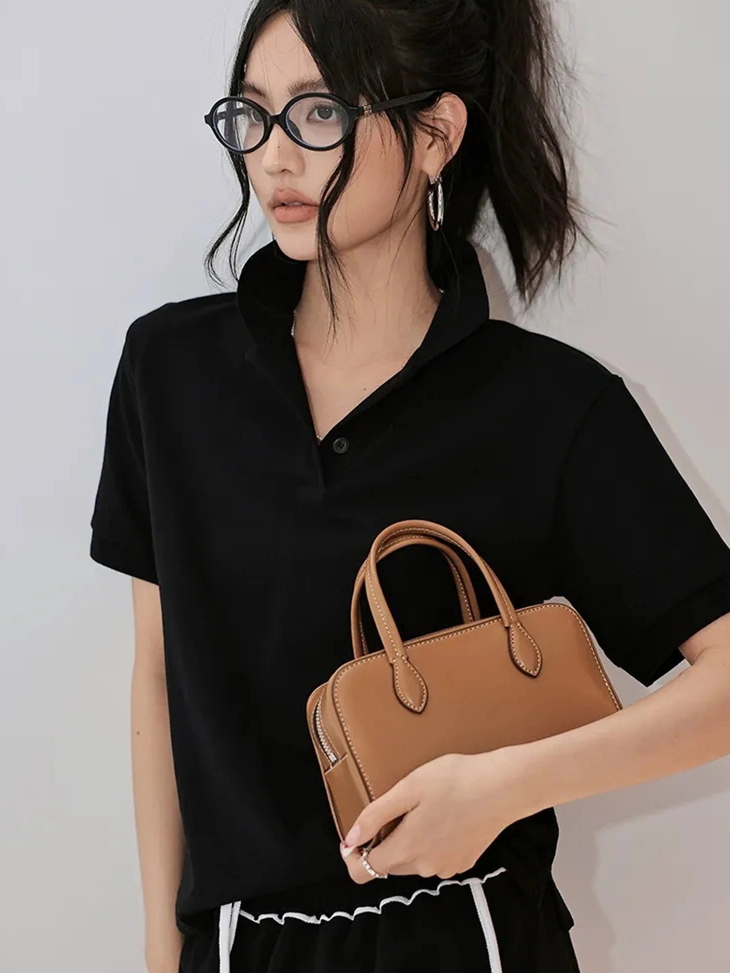 FU FRESH UP Vintage Polo Collar Sport Skort Set