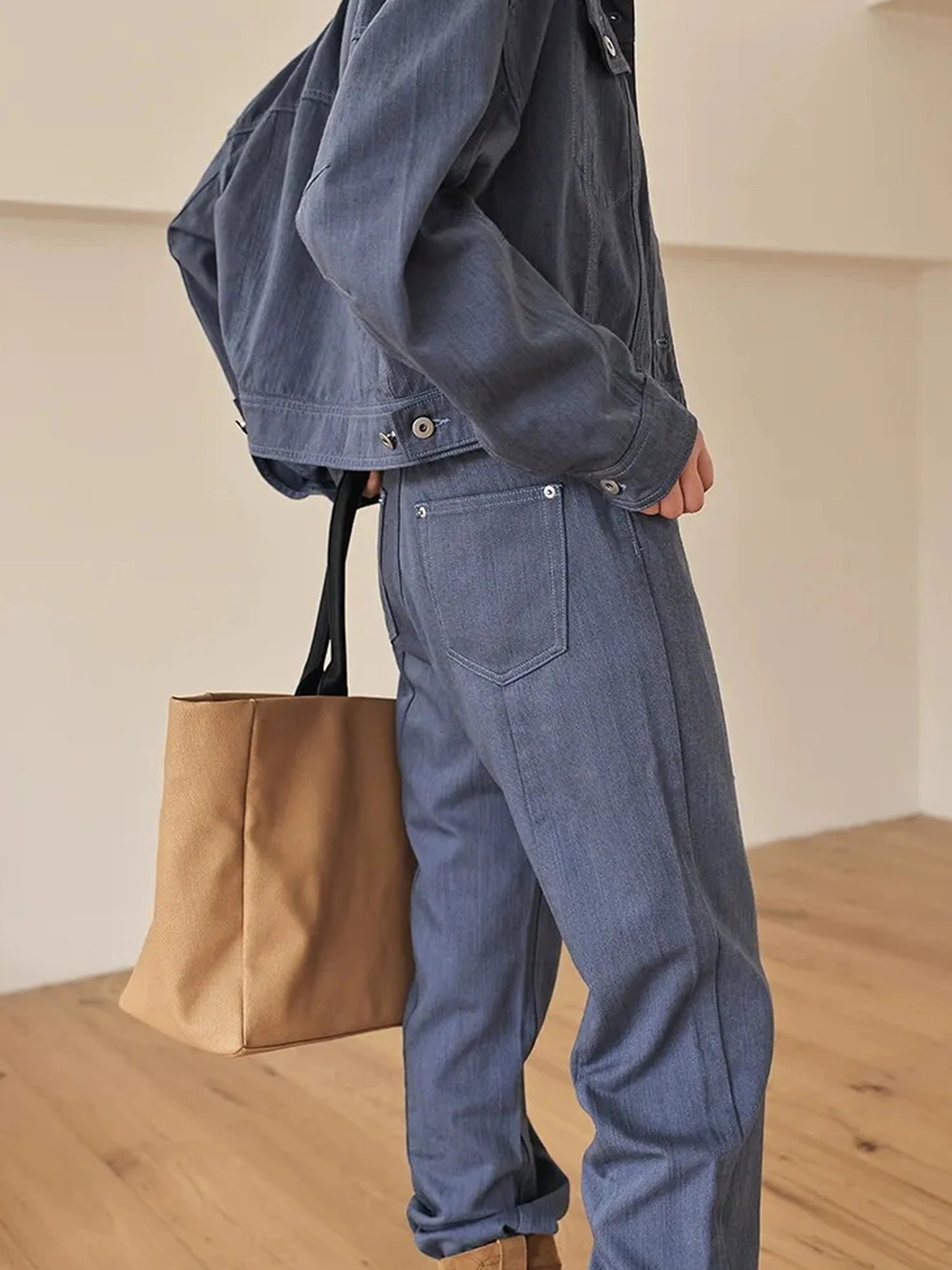 FU FRESH UP Vintage Washed Denim Jacket