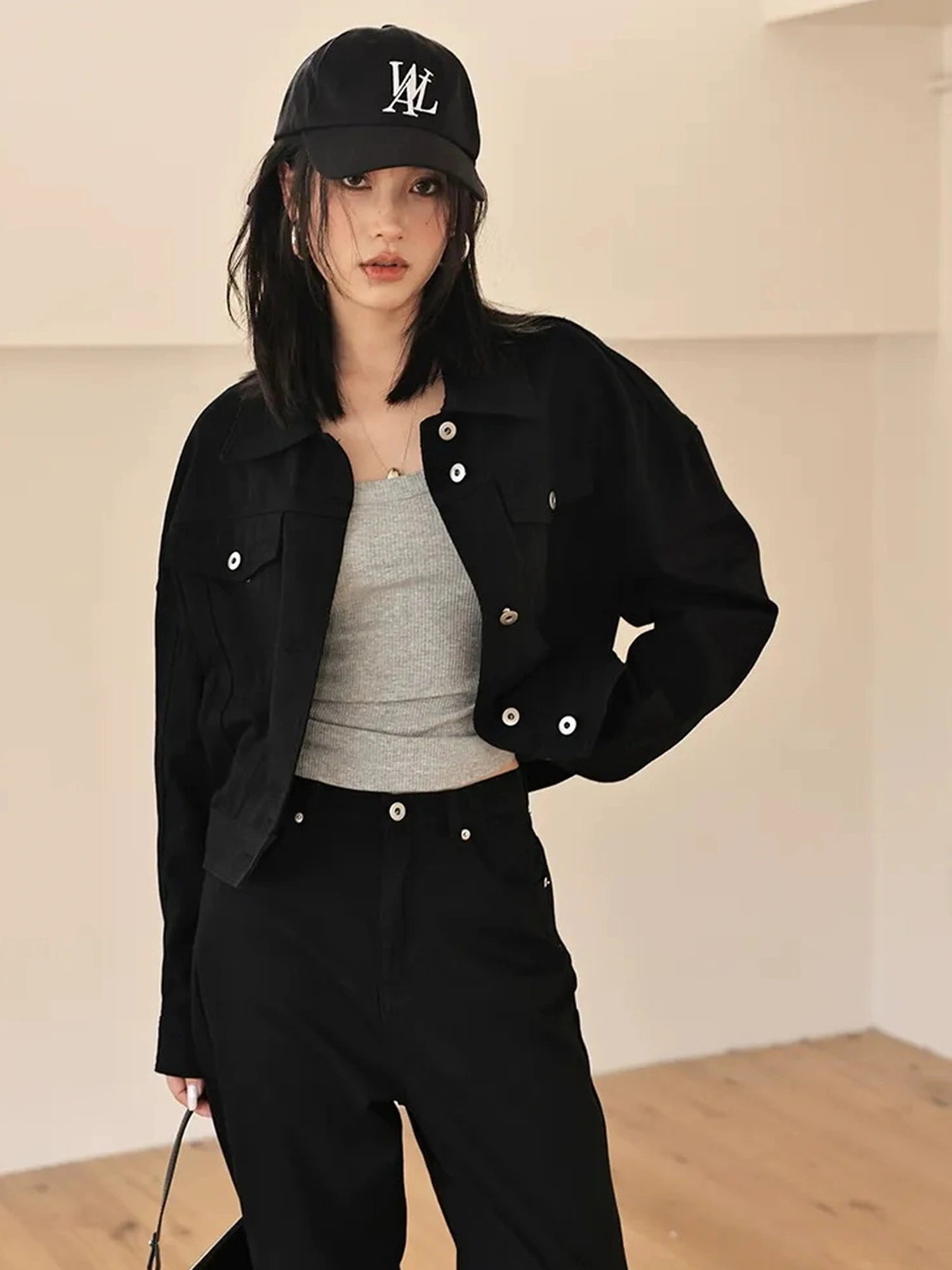FU FRESH UP Vintage Washed Denim Jacket
