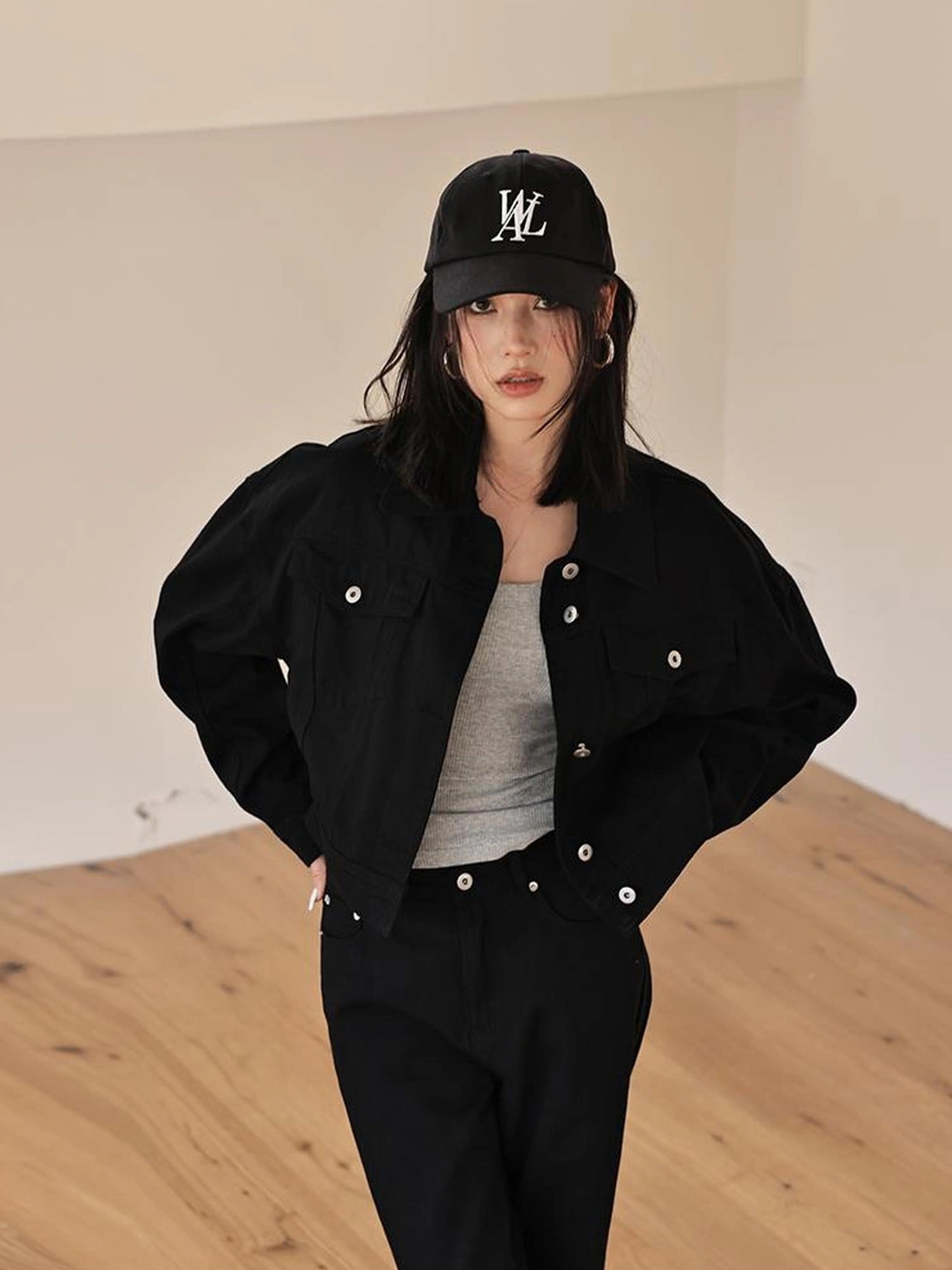 FU FRESH UP Vintage Washed Denim Jacket
