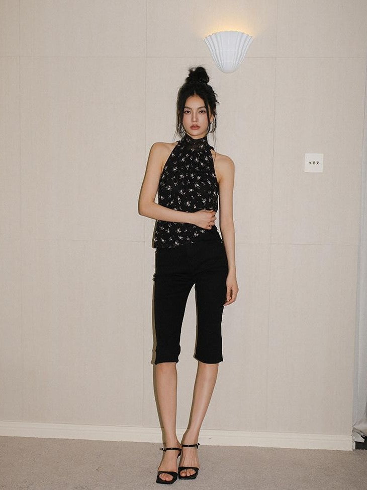 FU FRESH UP Washed High Waist Slim Women&