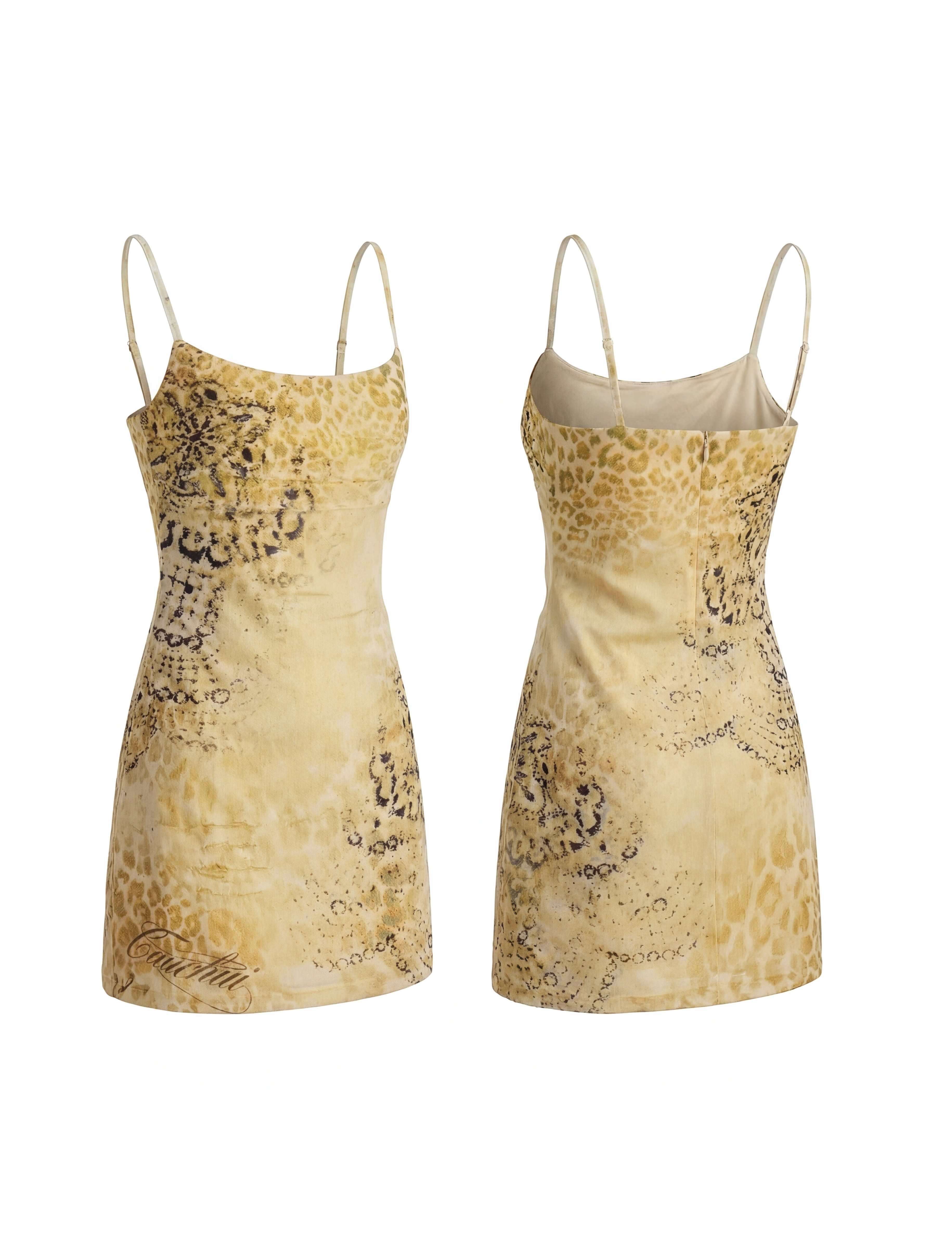 FayChui_Leopard_Floral_Double_Layer_Mesh_Women&