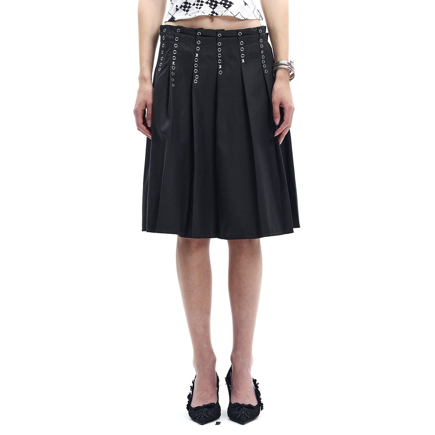 FayChui_Retro_Metal_Rhinestone_Dual_Waist_Aline_Women&