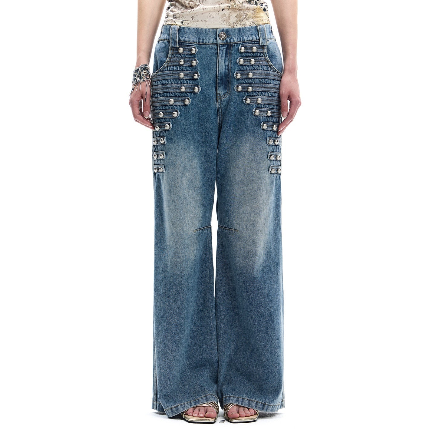 FayChui_Vintage_Button_Front_Rivet_Washed_Blue_Women&
