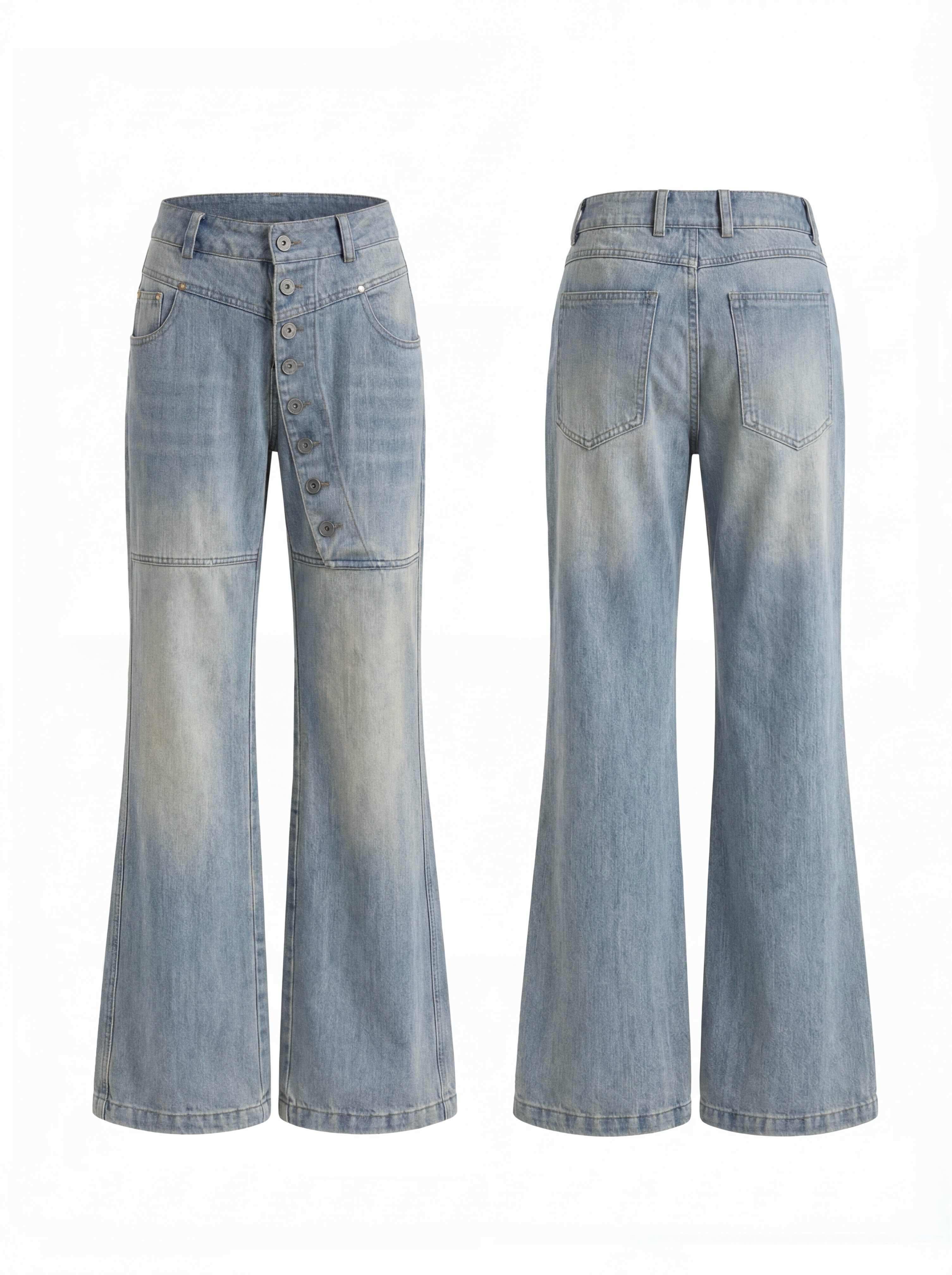 FayChui_Vintage_Washed_Distressed_Long_Button_Fly_Women&