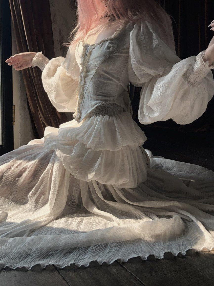 FinderMond FM French Romantic Pleated Strappy Tie Women&