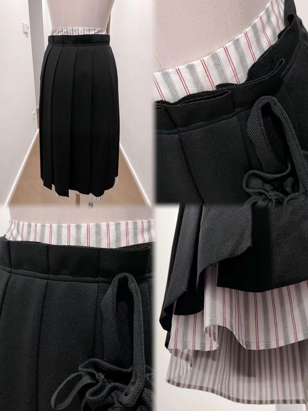 FinderMond FM Girlish Pleated Doll Collar Japanese Style Women&
