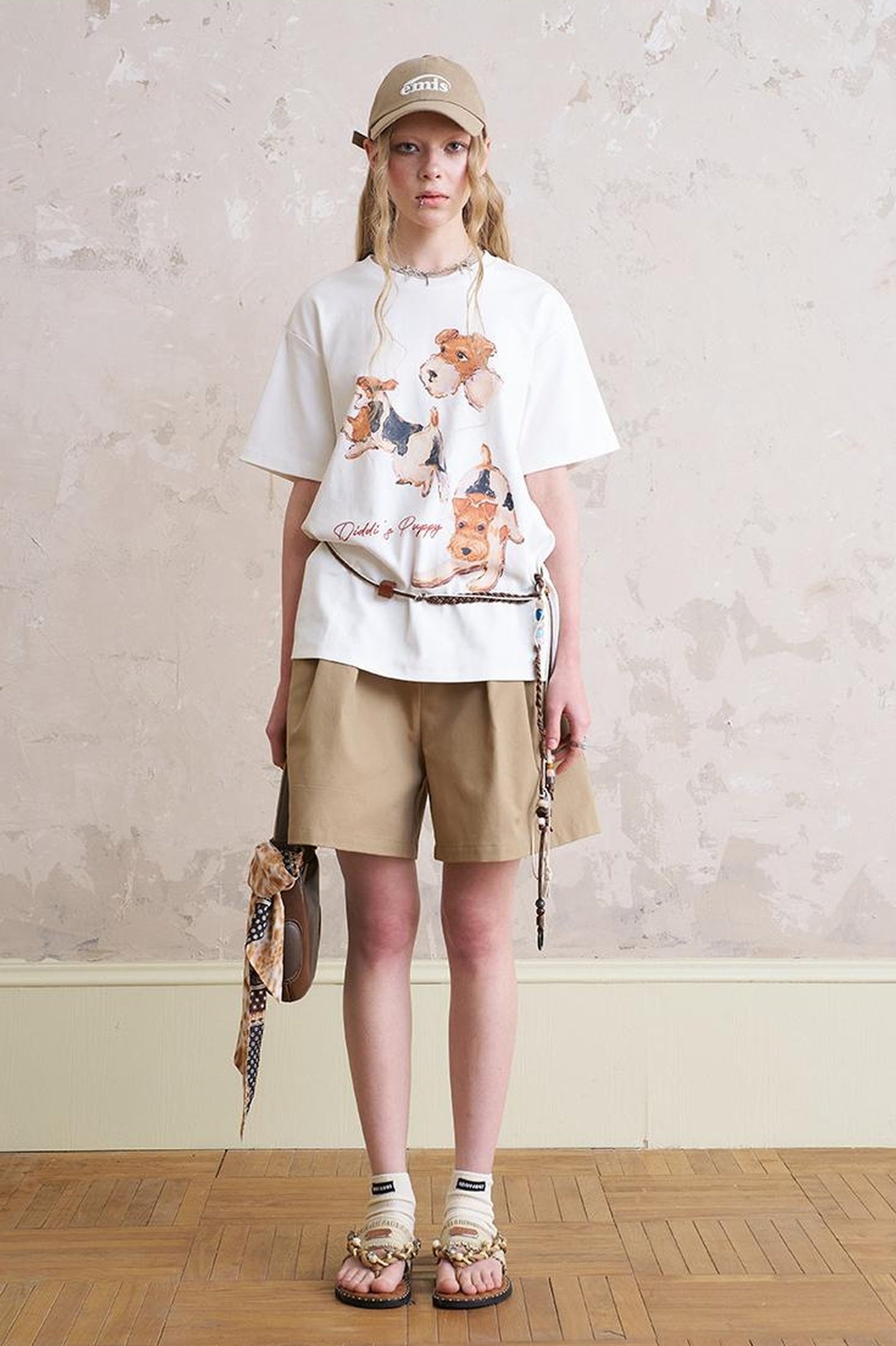 DIDDI MODA Floral Cutout Crop Top With Drawstring Waist Matching Shorts Pants Set