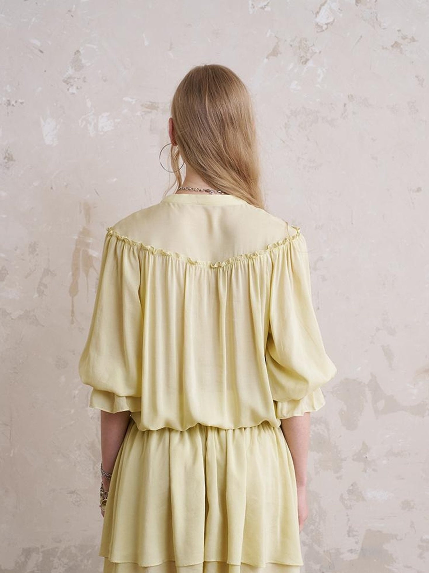 DIDDI MODA Floral Embroidered Lace Trim A Line Dress