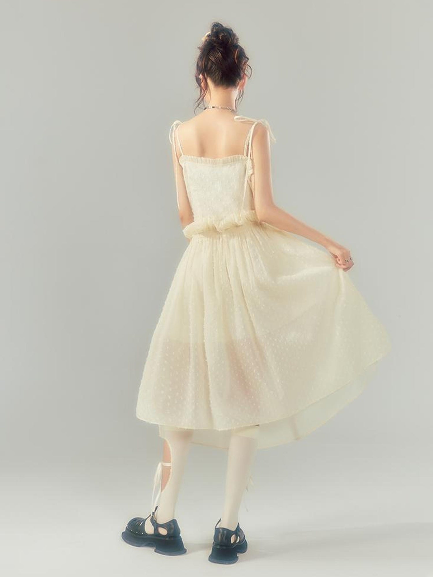 DIDDI MODA Floral Lace A Line Mini Dress