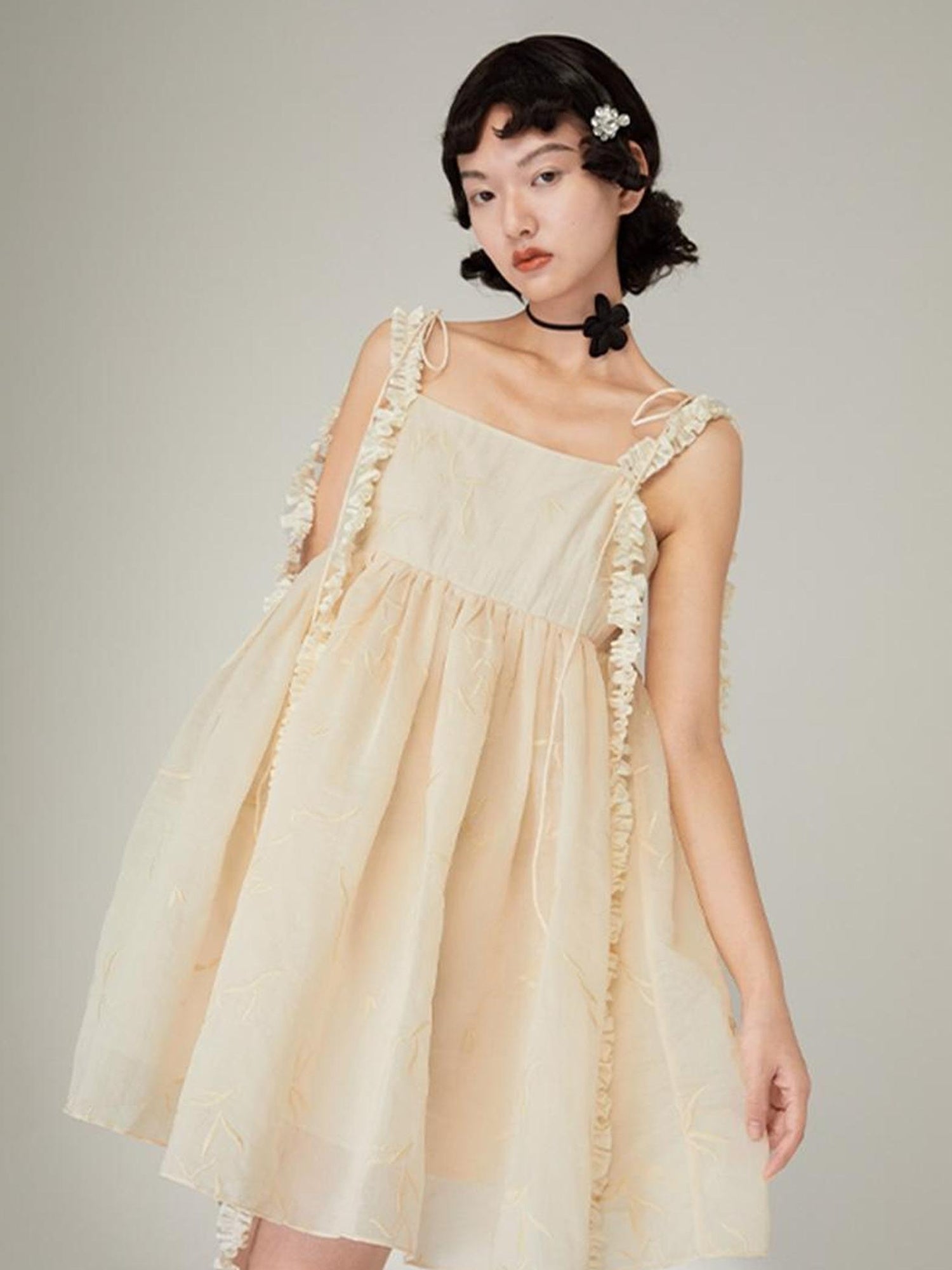 DIDDI MODA Floral Strap Sweetheart Sundress