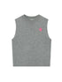 Grey Knit Vest & Cardigan Set