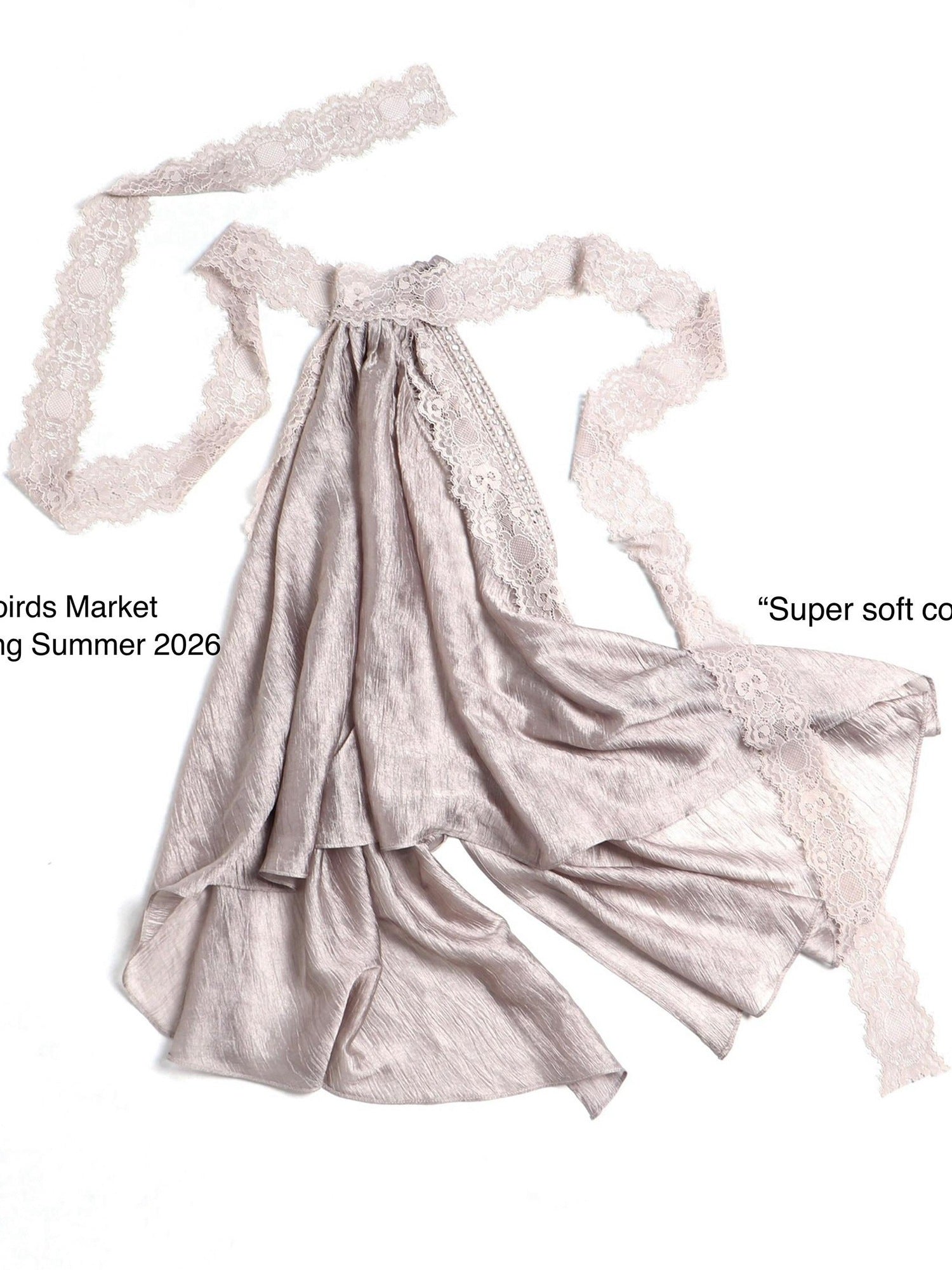 Flowers_birds_Market Delicate Lace Mauve Halter Loose Fit Button Front Women Casual Tank Tops