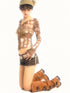 Sweet & Spicy Mesh V Neck T Shirt Long Sleeve Top