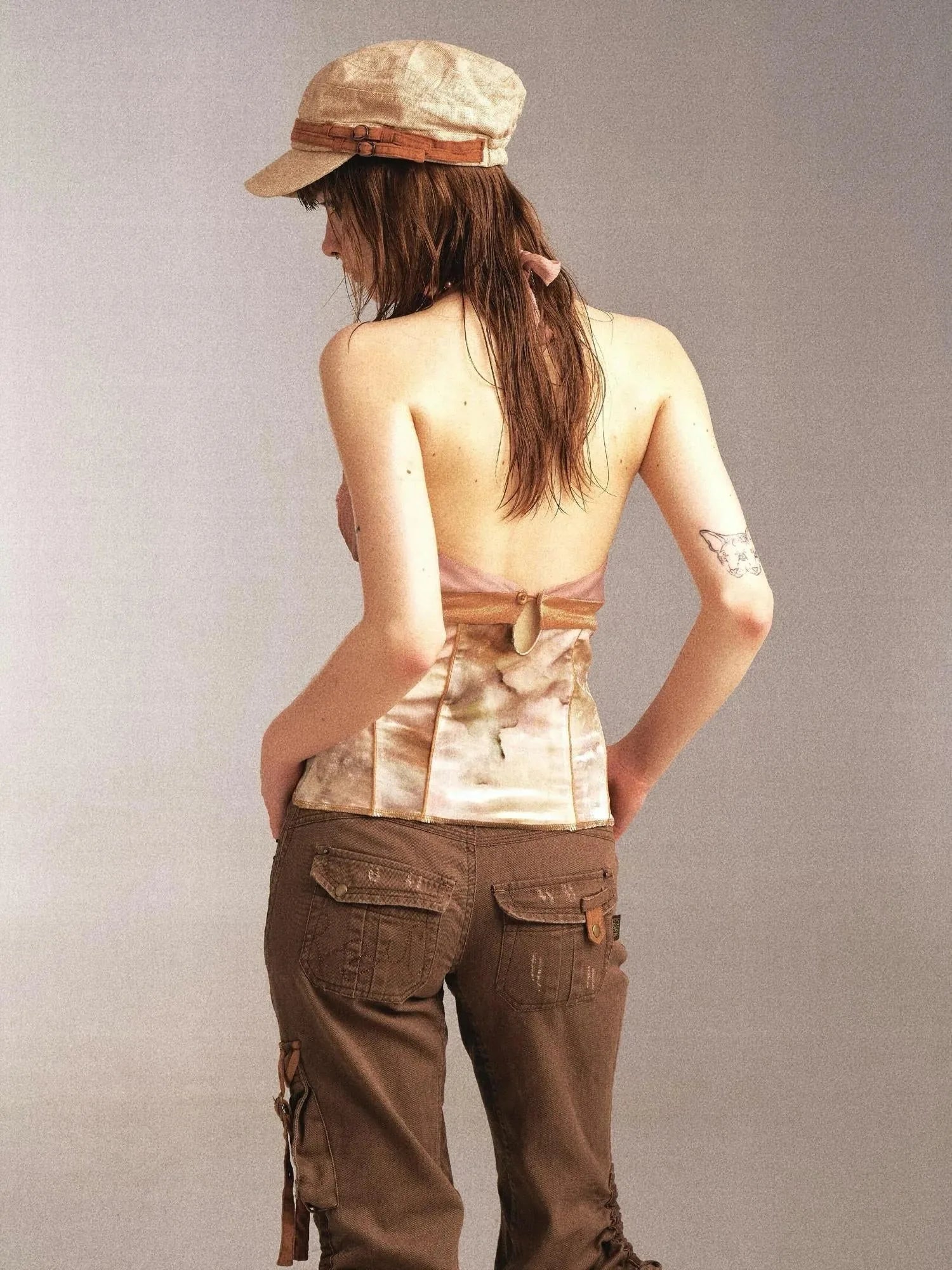 Velvet  Embroidered Beaded Slinky Summer Camisole Top