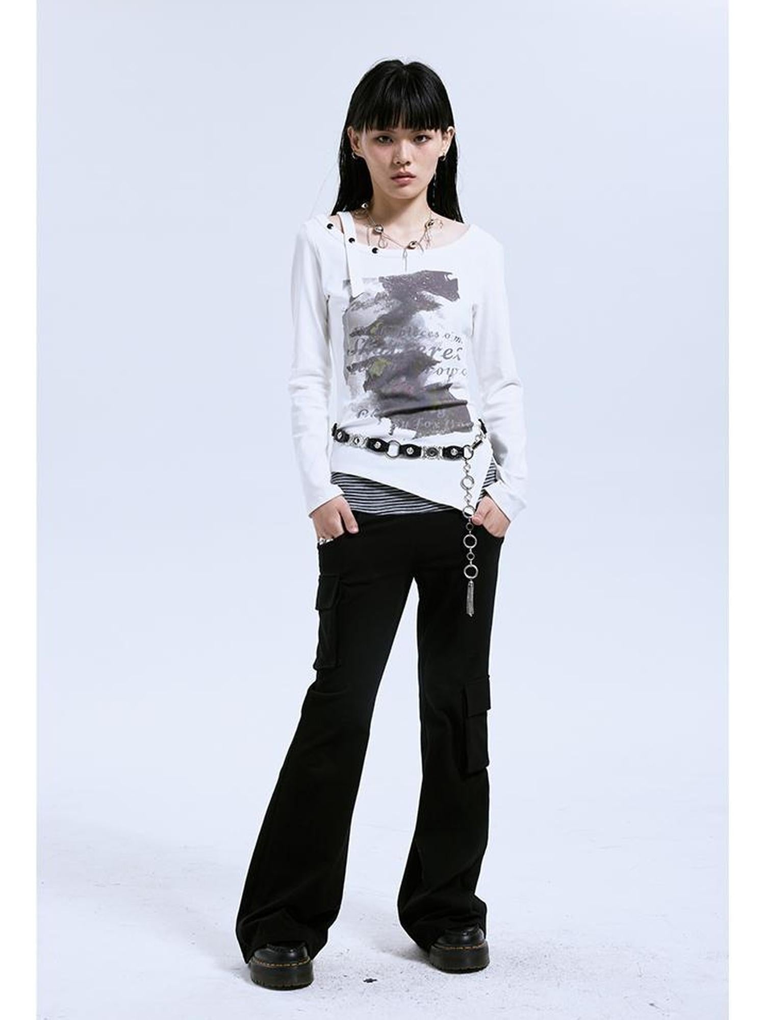 MOMSYCAN FOX LINE Freedom Chaser Asym Tee