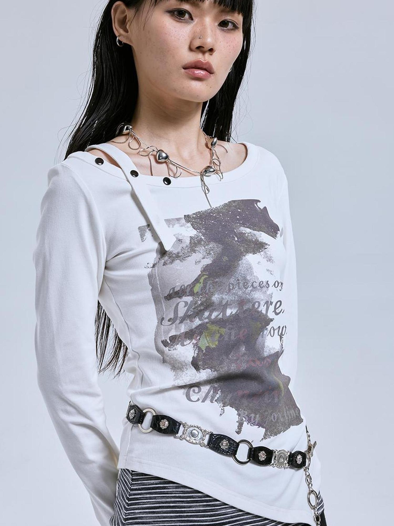 MOMSYCAN FOX LINE Freedom Chaser Asym Tee