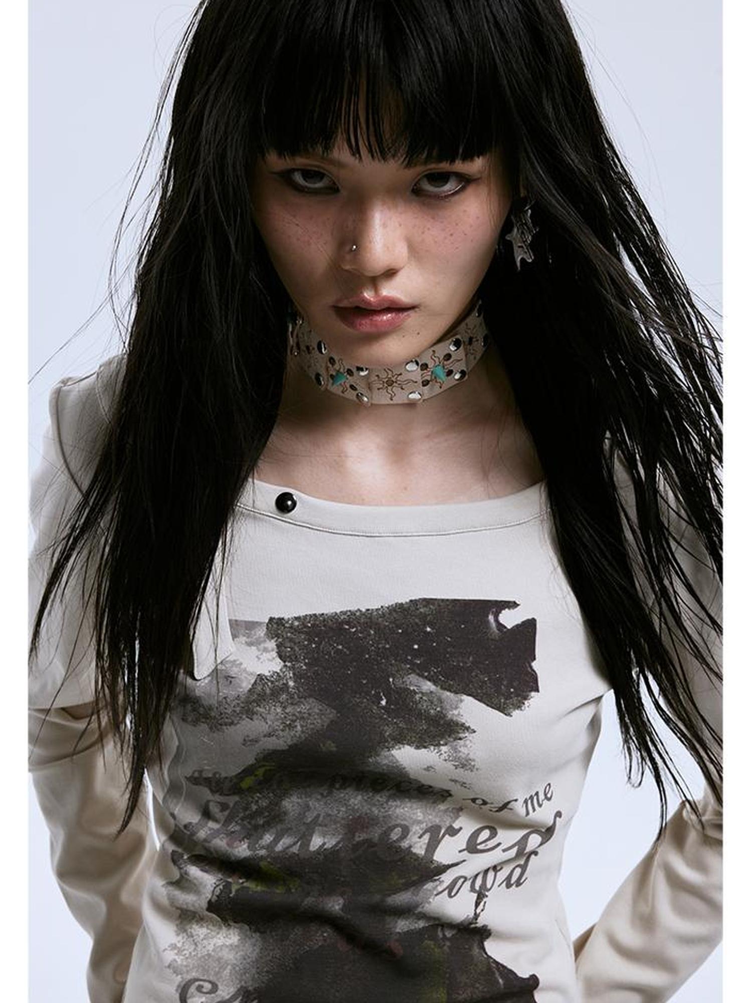 MOMSYCAN FOX LINE Freedom Chaser Asym Tee