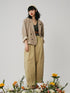 Sweet Mi French Style High Waisted Tapered Trousers With Elastic Waist