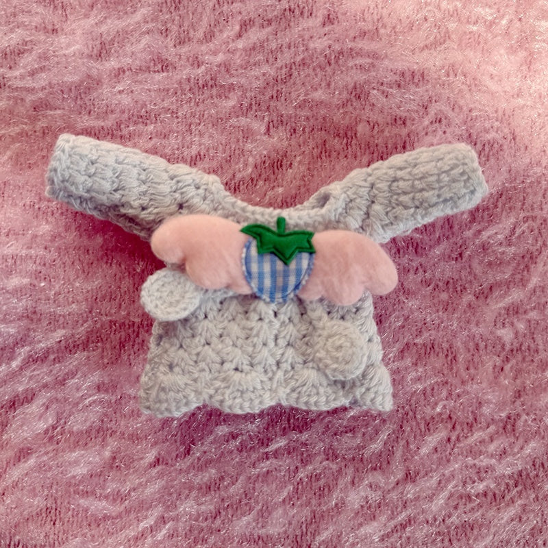 Frufru_Gulu_Knitted_Mini_Sweater_Strawberry_Bow_Handmade_Women&