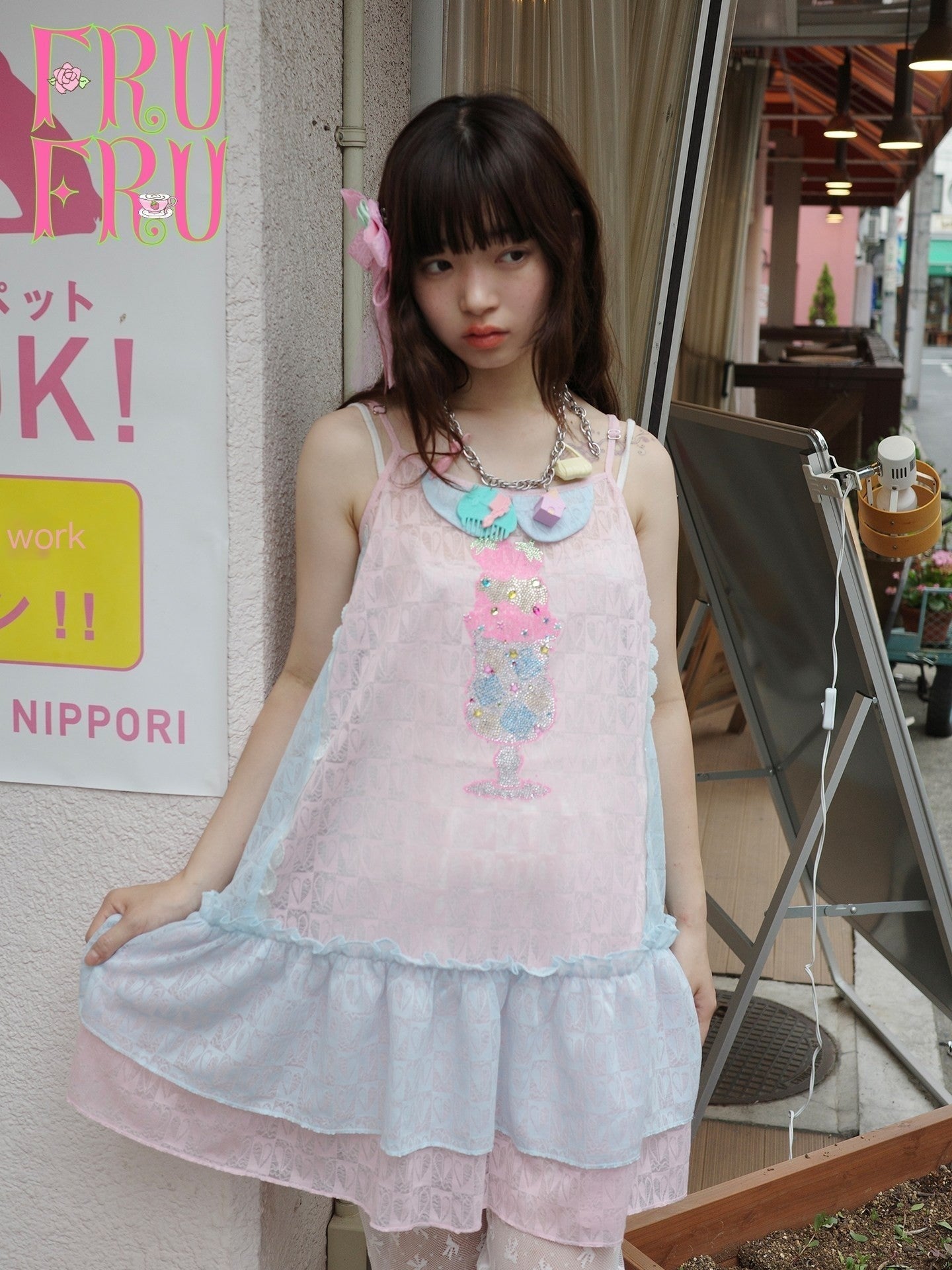 Frufru_Gulu_Pink_Blue_Rose_Patchwork_Rhinestone_Midi_Women&