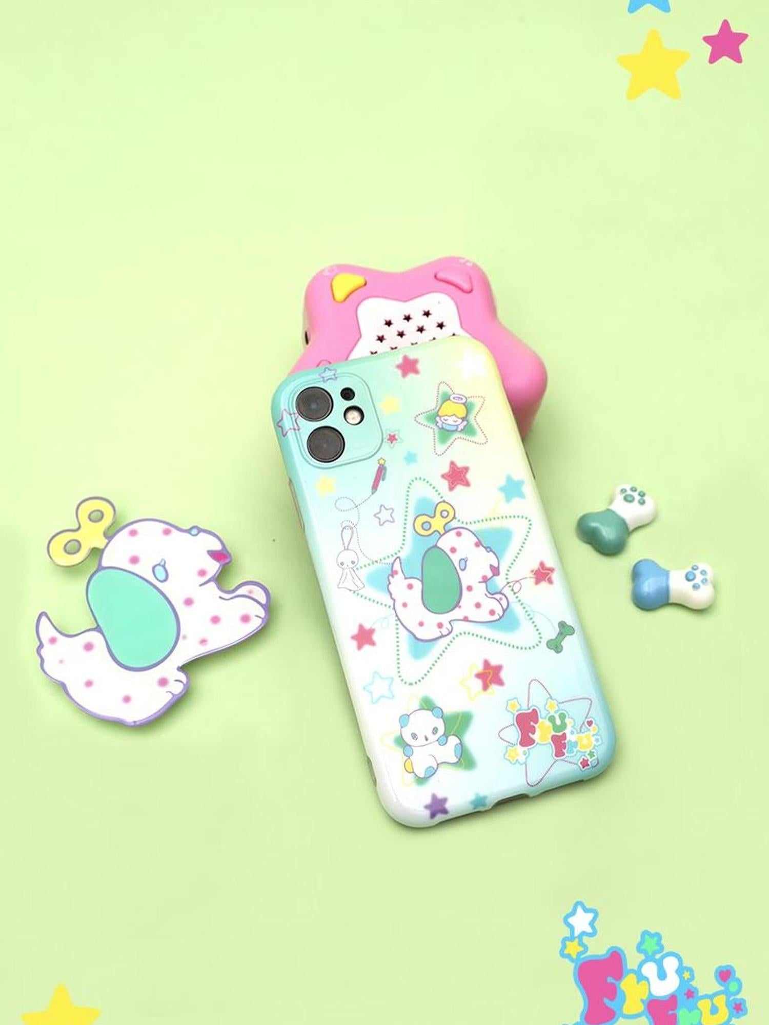 Frufru Gulu Frufruu Gulu X Bird Cute Cartoon Dog Soft Phone Case For Apple