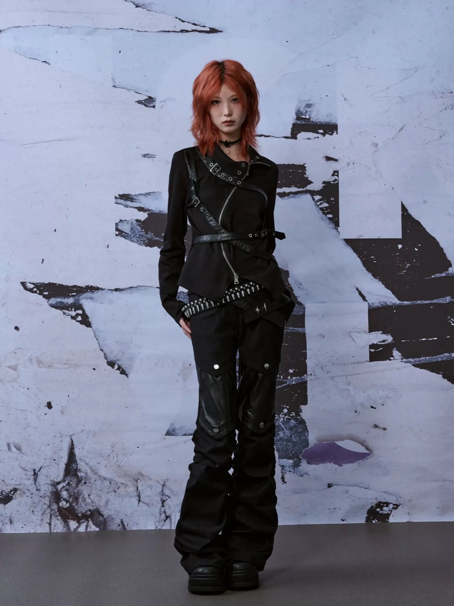 Frustration Garden Broken Edge Punk Knit Top