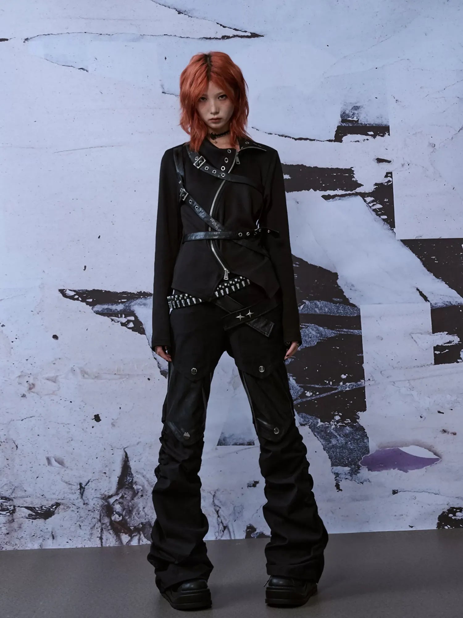 Frustration Garden Broken Edge Punk Knit Top
