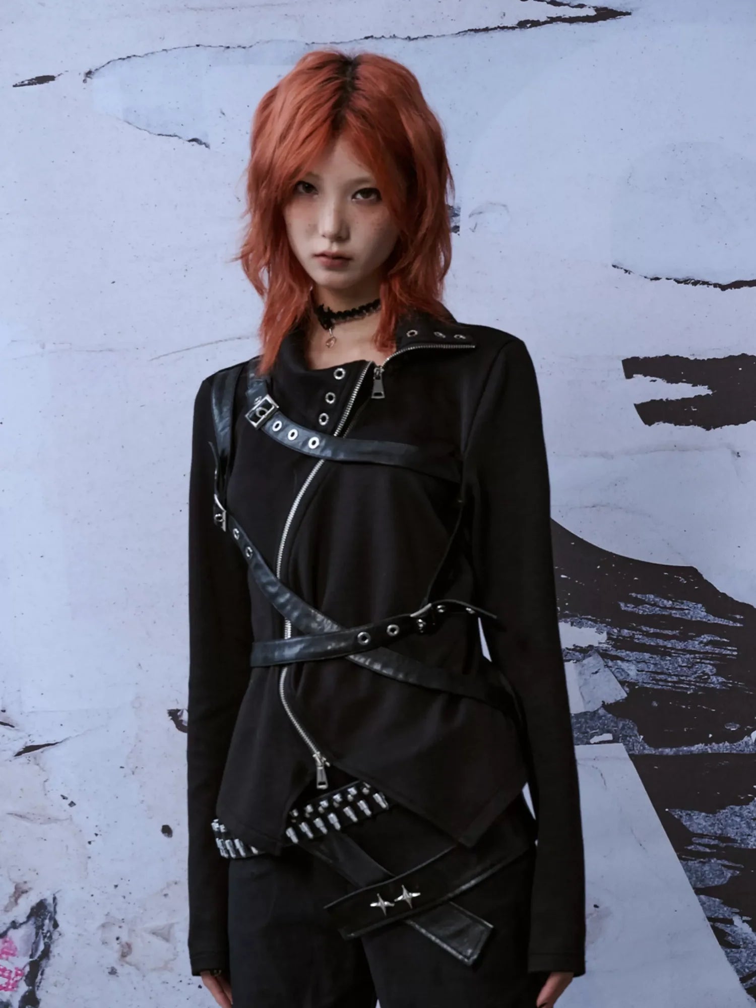 Frustration Garden Broken Edge Punk Knit Top