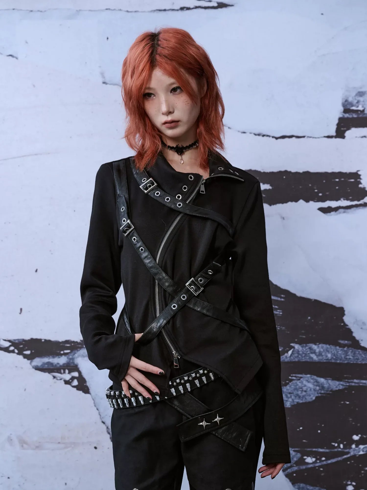 Frustration Garden Broken Edge Punk Knit Top