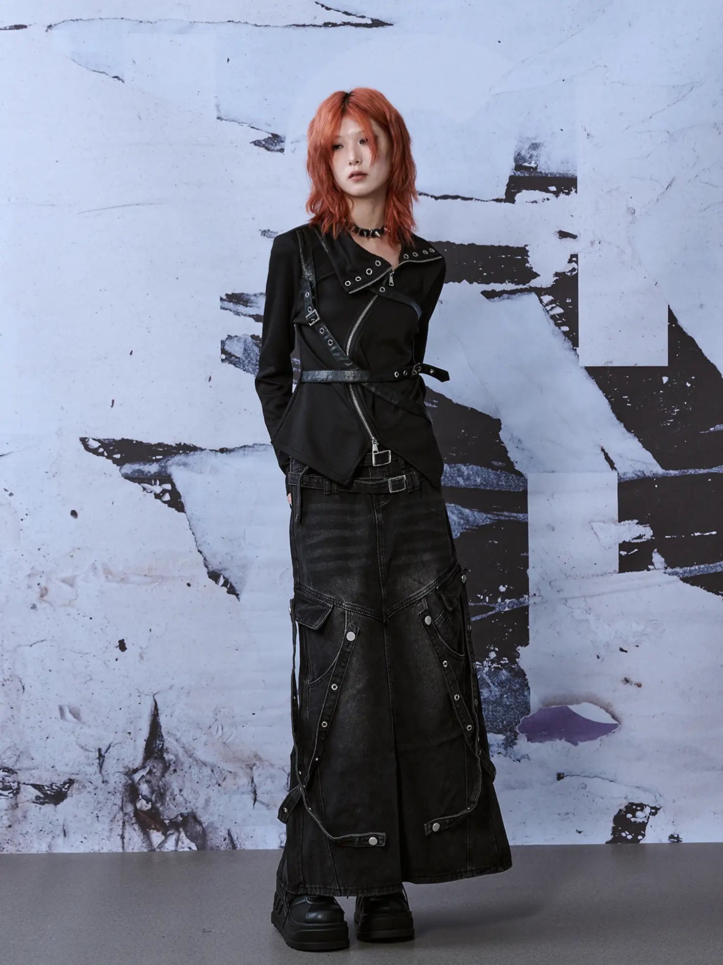 Frustration Garden Broken Edge Punk Knit Top