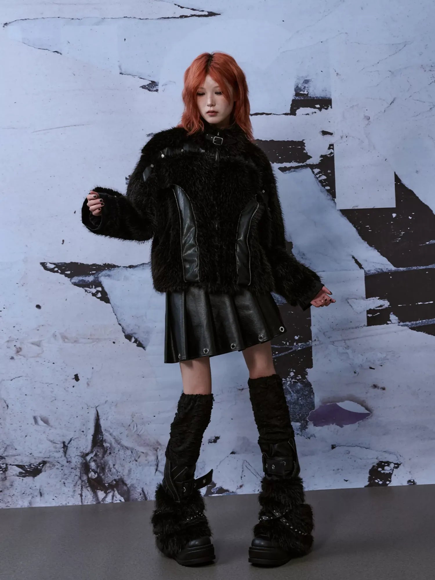 Frustration Garden Punk Rock Knitted Leg Warmers