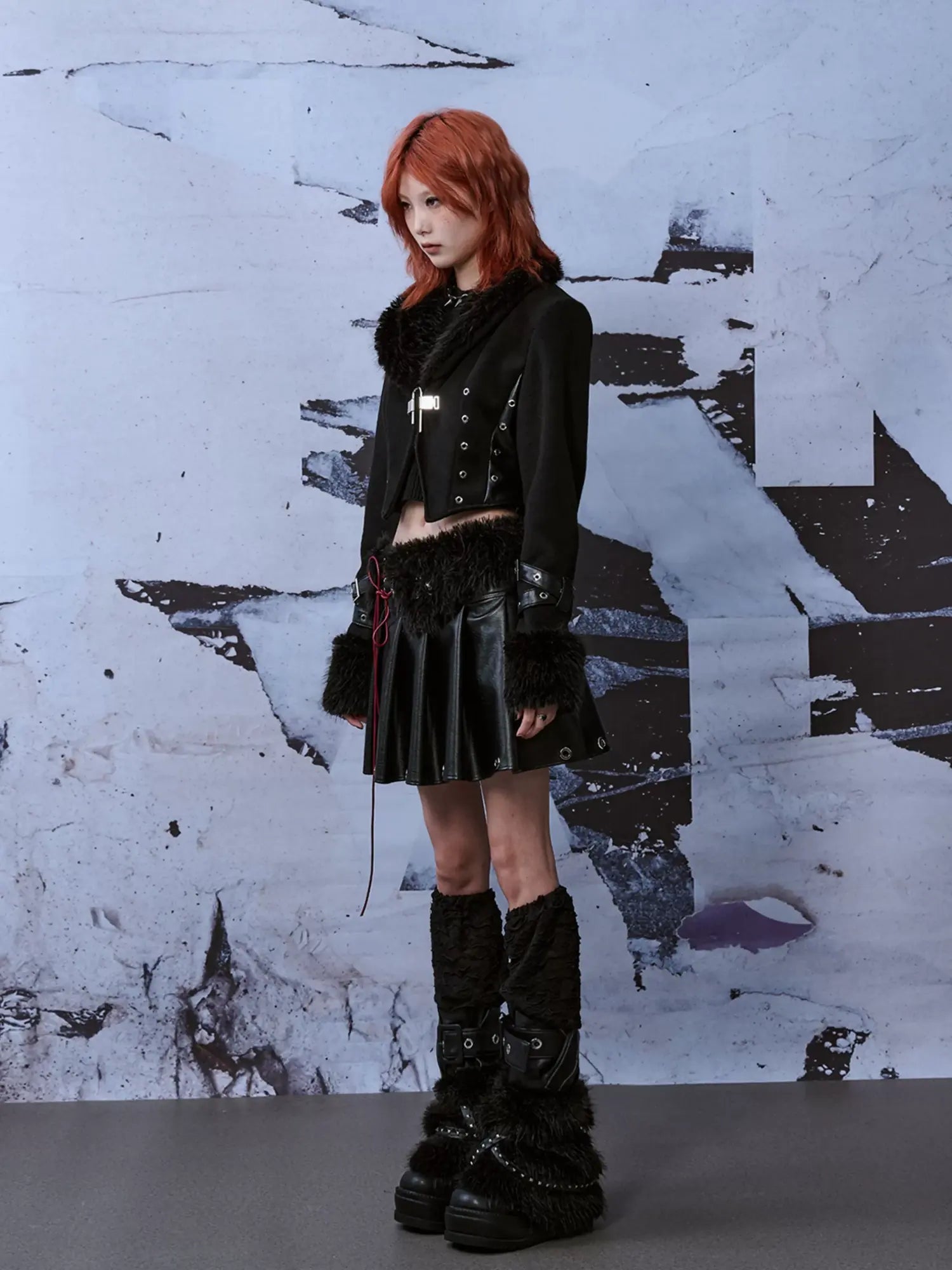 Frustration Garden Punk Rock Knitted Leg Warmers