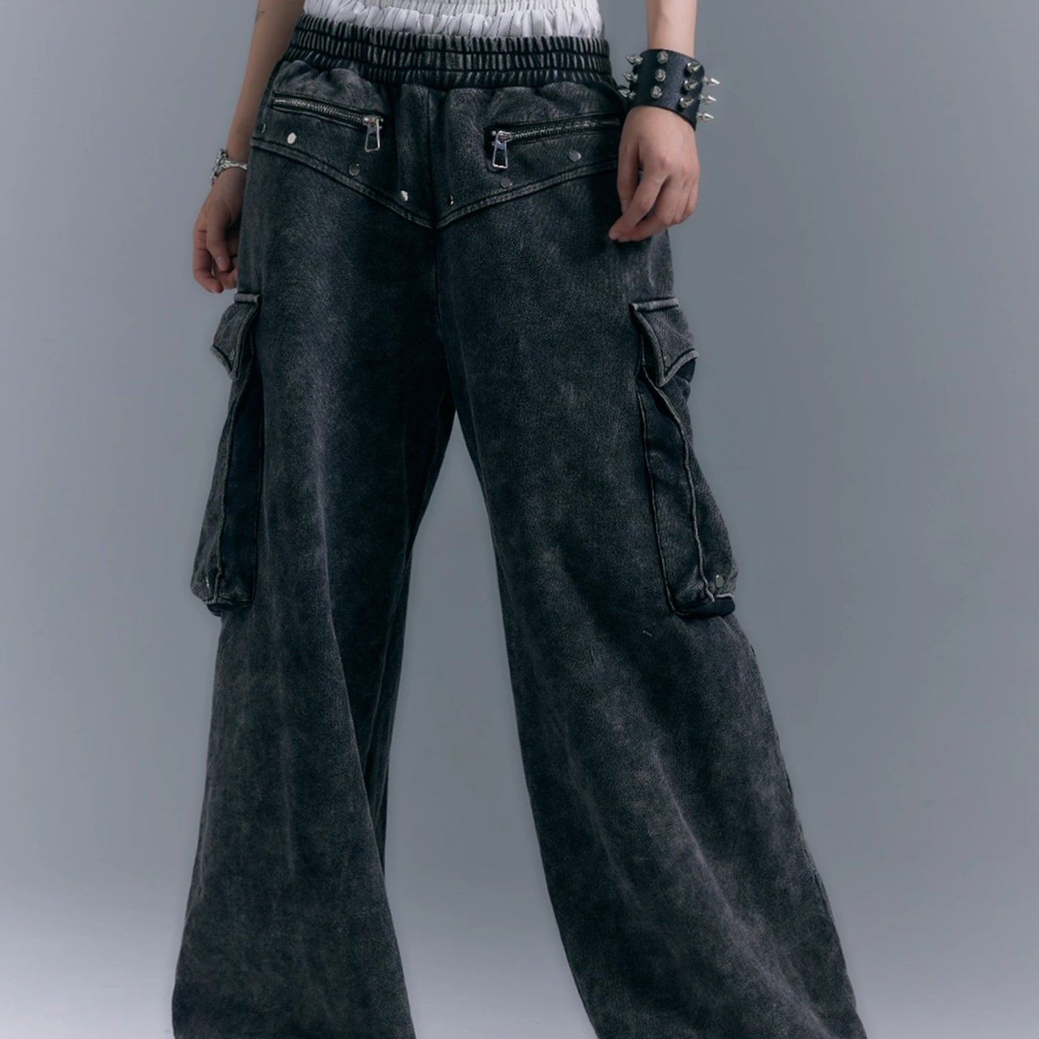 Frustration_Garden_Street_Punk_Washed_Double_Waistband_Cargo_Sweatpants_MISSTT