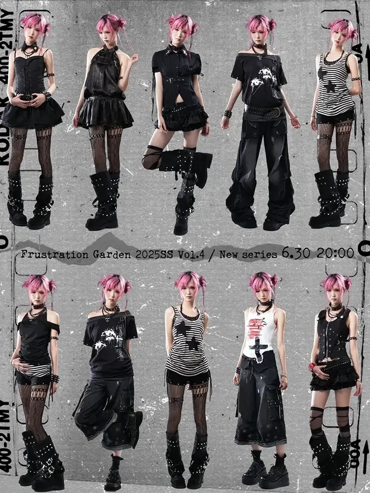 Street Punk Washed Flared Jeans