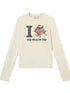 I Love My Muffin Top T-Shirt With 3D Heart Print