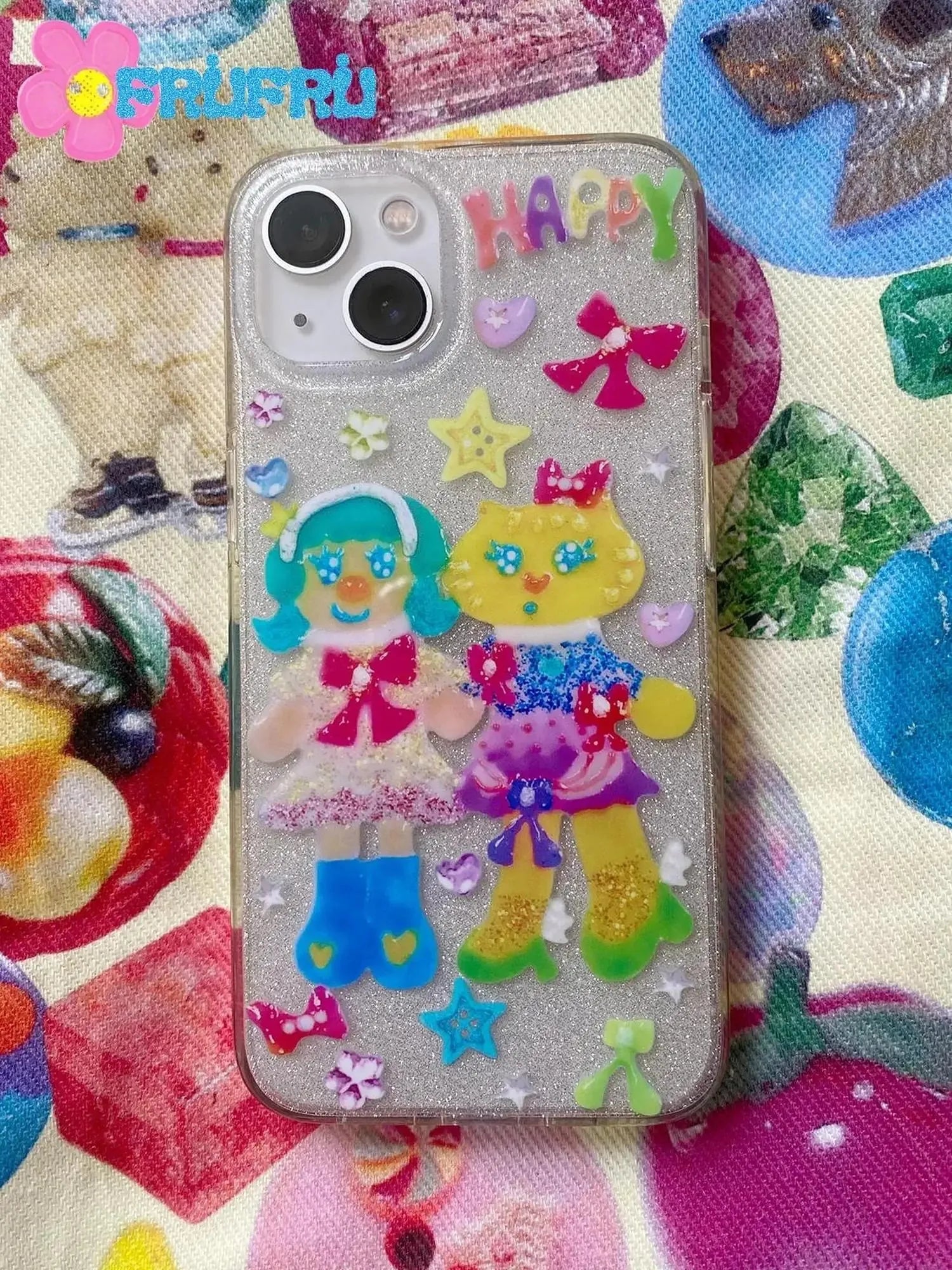 Funny Fruit Comic Dual Layer I Phone Case For Kids