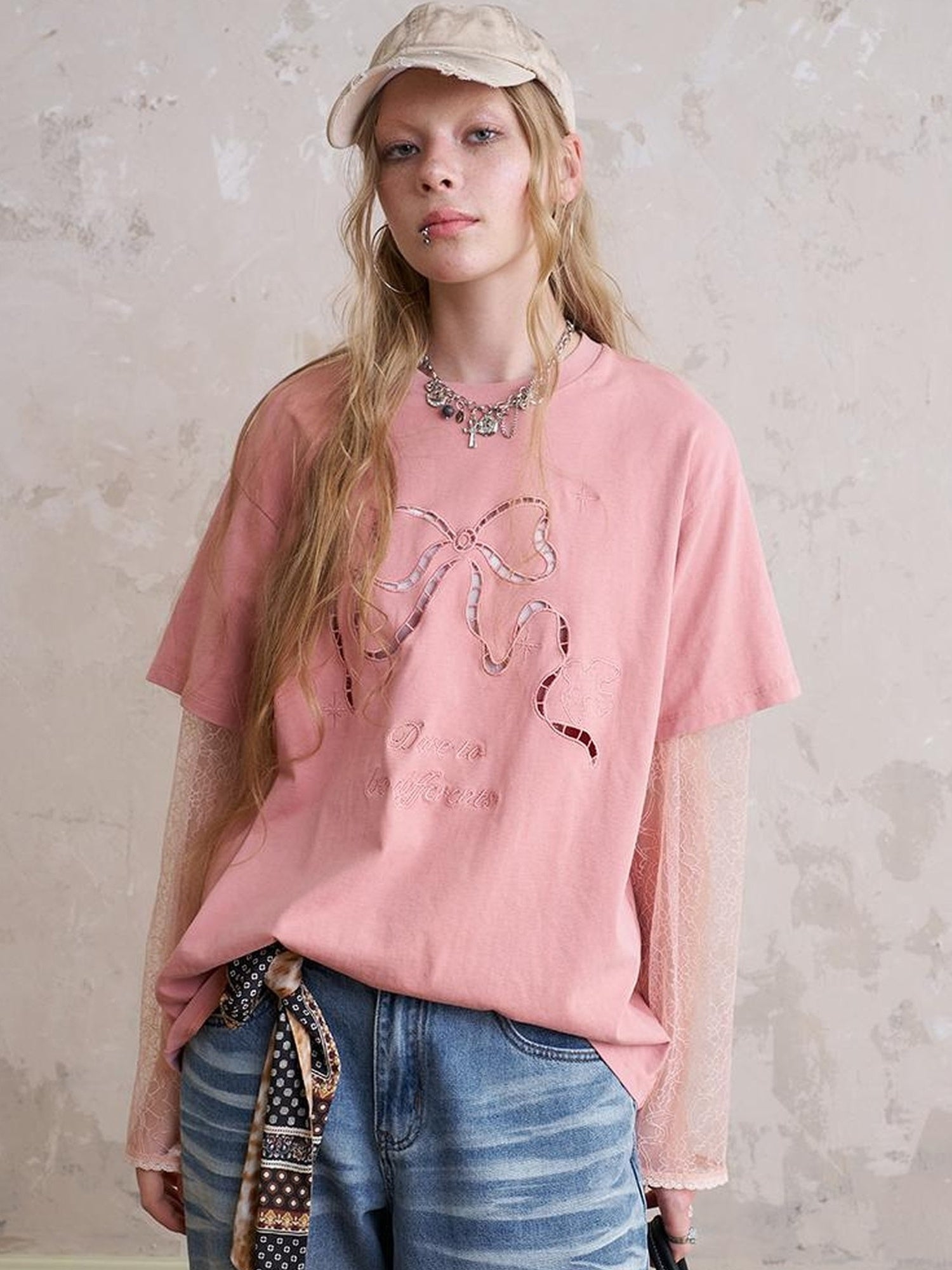 DIDDI MODA Funny Puppy Print Loose T Shirt With Layered Pants Set