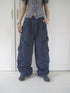 ang project Vintage Washed Pleated Pocket Cargo Pants