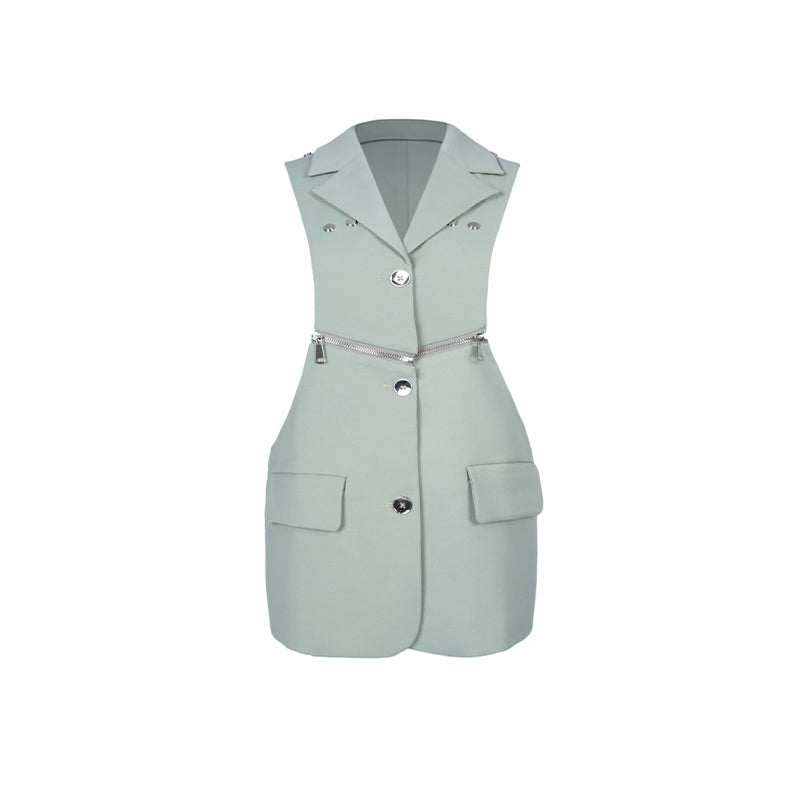 NN NORTH NODE Deconstructable Twin Flame Suit Set V-neck T-shirt Long Sleeve