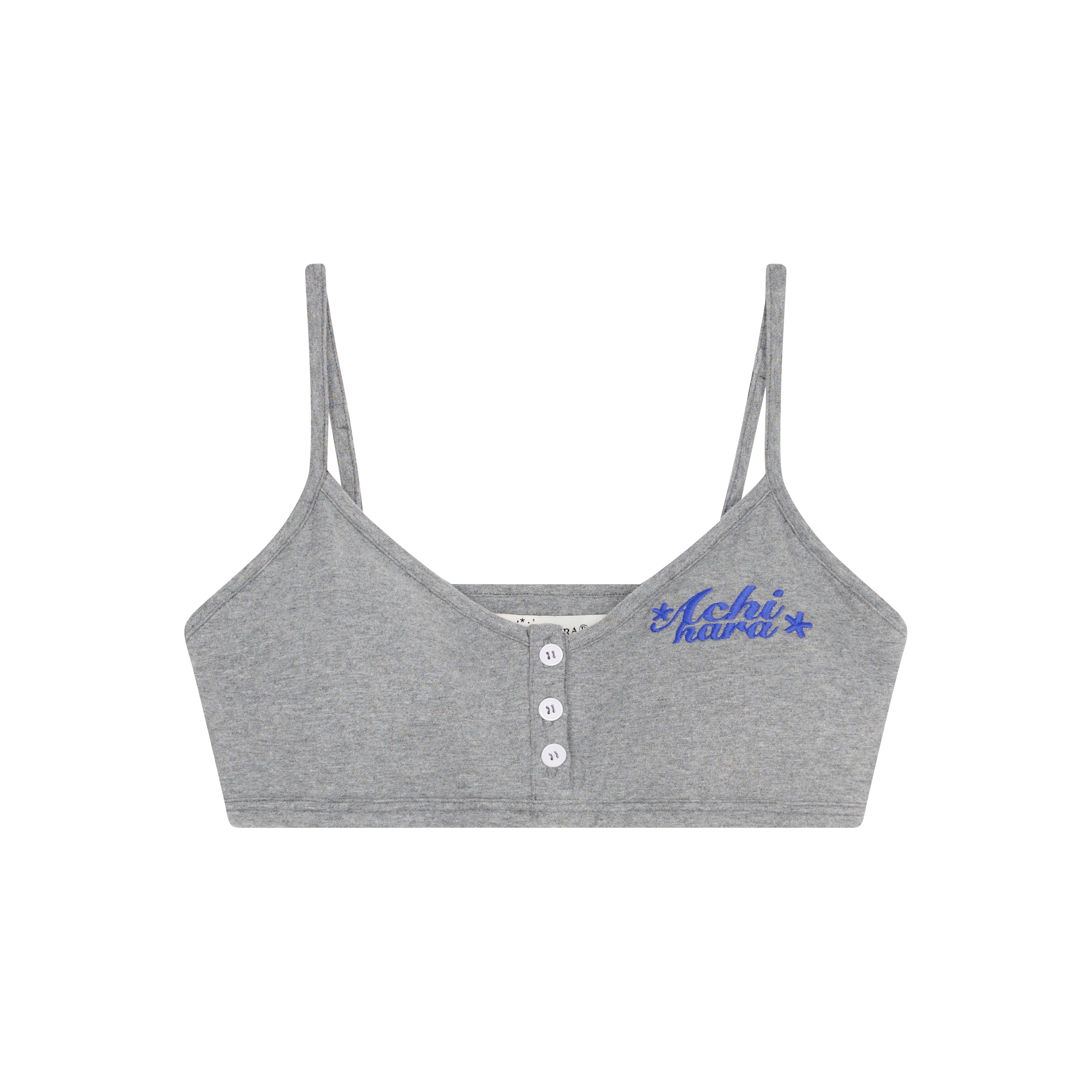 Achihara Brittany Candy Bralette V-Neck T-Shirt Long-Sleeve